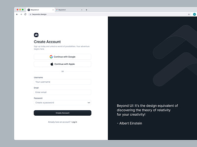 Sign in page UI authentication page authentication page ui authentication ui beyond ui free ui kit log in log in screen login saas log in saas login sign in sign up signup website log in website login