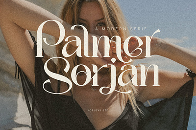 Palmer Sorjan - a Modern Serif Font branding font fonts graphic design ligature logo modern serif typeface