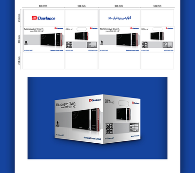 Carrier Box Flat Design ac ac box branding carrier box carton graphic design invertor box microwave box