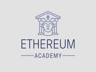 Ethereum Academics bitcoin blockchain challenge coding crypto cryptocurrency designchallenge education ethereum graphic design logo polygon project management purple singlestroke student study temple vector visual identity