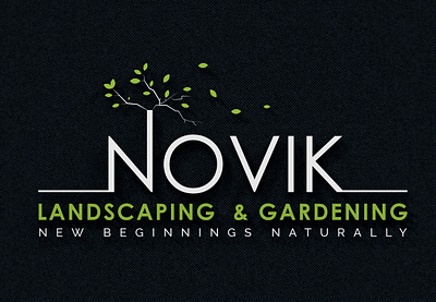 Novik 2d adobe illustrator brand identity branding business logo creative logo design dribbble flat design gardening graphic design illustration logo logo mark minimalism modern portfolio visual design visual identity