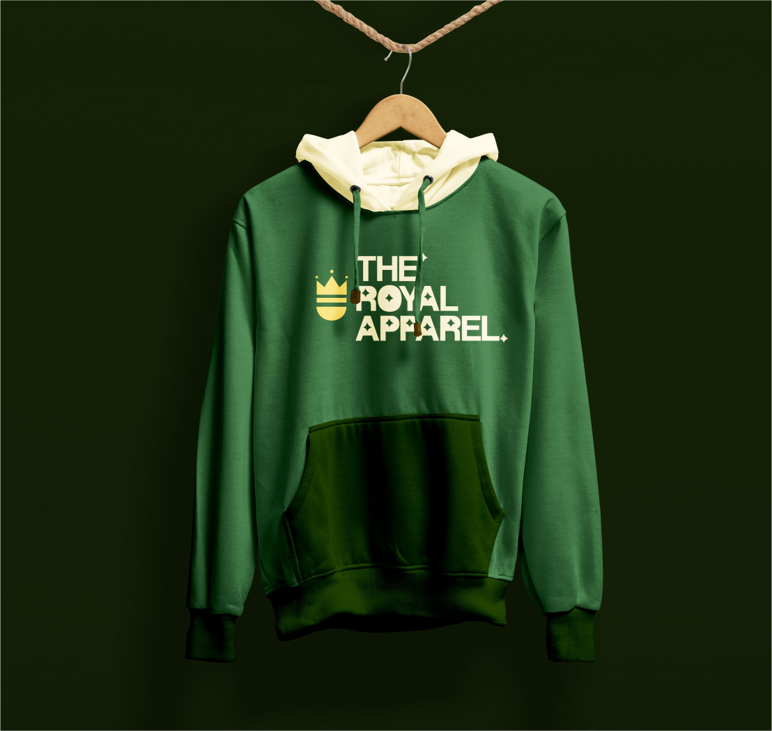 Brand identity design for The Royal Apparel by Fagbohun Emmanuel II