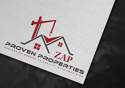 ZAP Proven Properties 2d adobe illustator branding business logo design dribbble flat design graphic design identity logo logo mark minimalism minimalist logo modern logo portfolio property real state