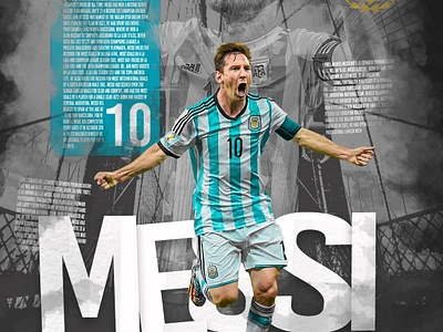 Lionel messi Graphic design branding graphic design