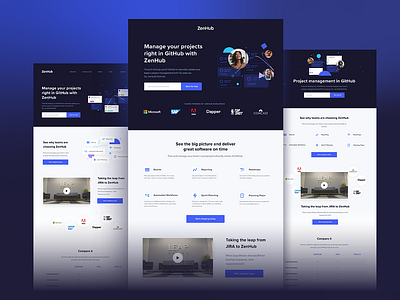 ZenHub Landing page