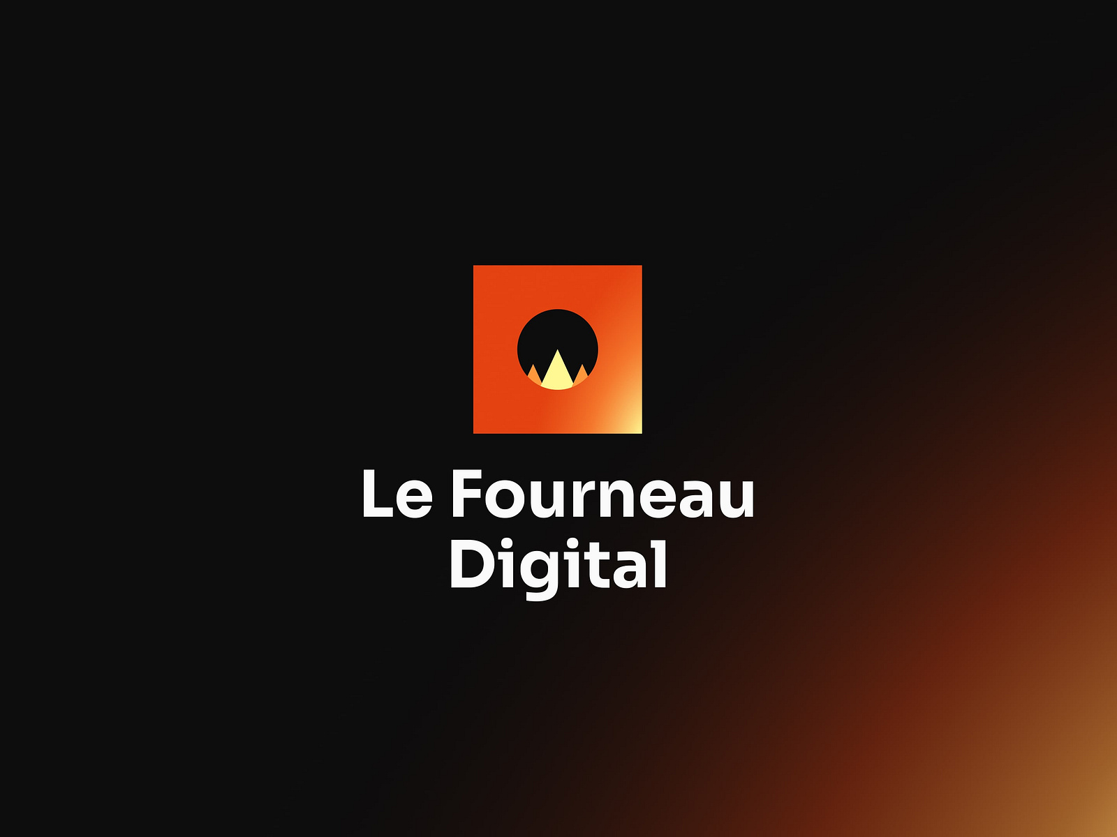 Logo Presentation Of Le Fourneau Digital By Ewan Du Fourneau On Dribbble