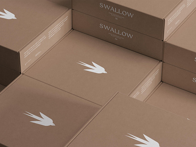 SWALLOW Identity bird branding cotton design fashion geometric graphic design linen logo natural organic style swallow typography vector women clothing