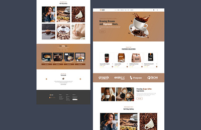 Menu Landing page