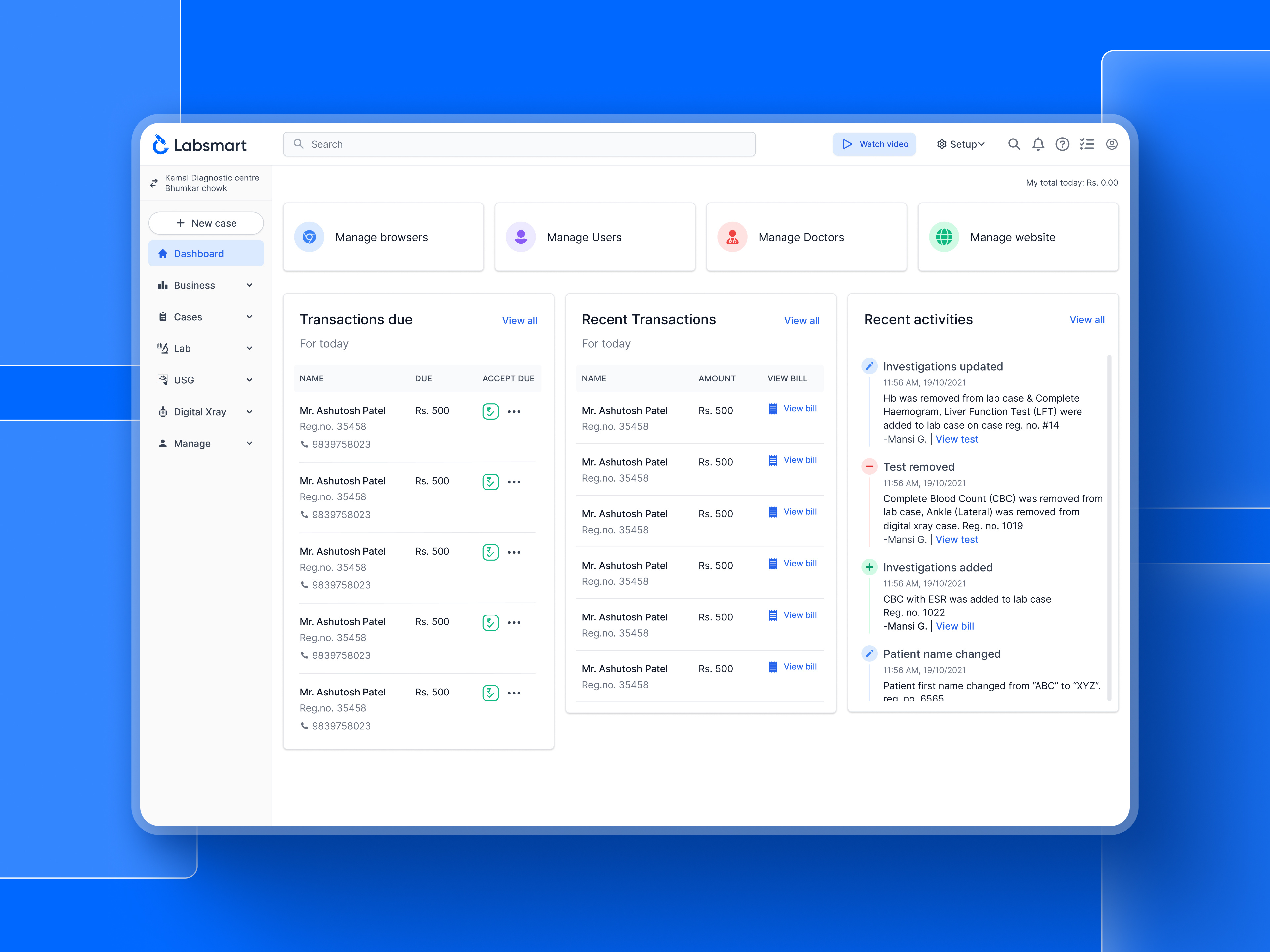 Labsmart – Pathology Lab Web App by Oluwasegun Aderibigbe on Dribbble
