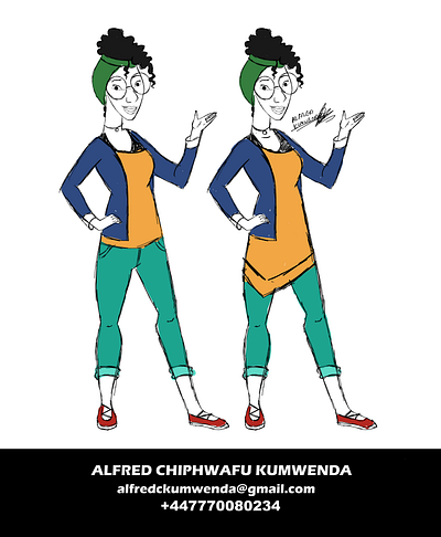 Kyira Character Design animation