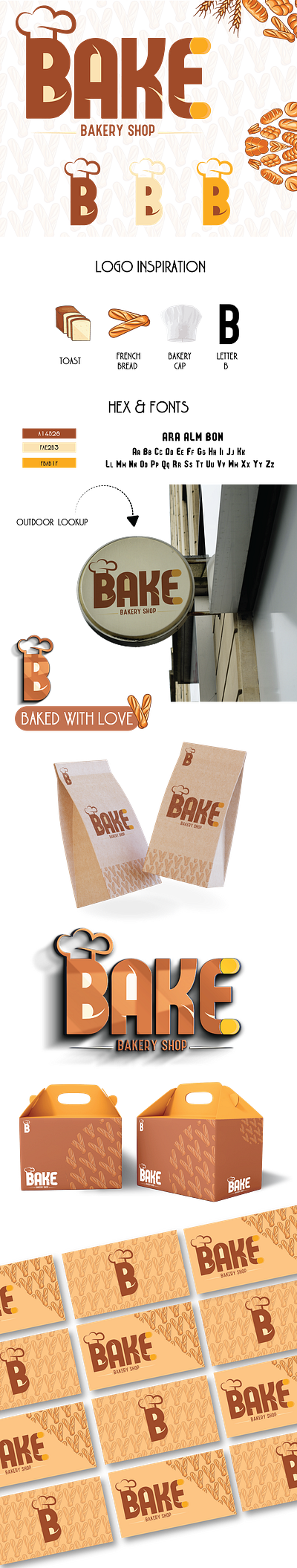 Bakery Shop Logo Design branding logo