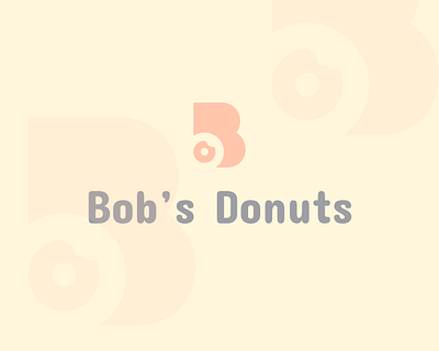 Bob's Donuts app icon b icon bob bobs donuts delecious donuts donuts icon donuts shop food shop illustration letter b logo negative space logo tasty food yum yummy