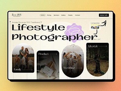 Photographer Web Design Idea branding design elementor graphic design hero design photographer photography ui ux web design website
