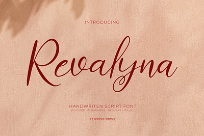 Revalyna Script Font minimalist font