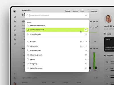 Command+K search menu — Untitled UI cmd k cmdk command k command menu commandk dropdown minimalism product design quick actions search search bar searchbar ui design user experience user interface