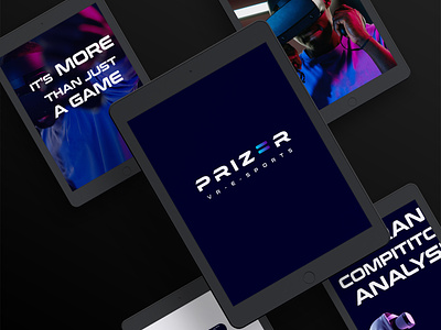 Prizer - Brand Development branding logo design startup brand startup branding virtual reality vr vr brand