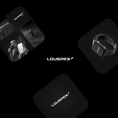 Louspex - Brand identity app brand design brand identity branding fitness fitness app logo design startup brand startup branding visual identity