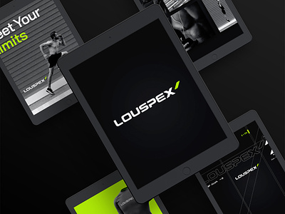 Louspex - Brand identity app brand design brand identity branding fitness fitness app logo design startup brand startup branding visual identity