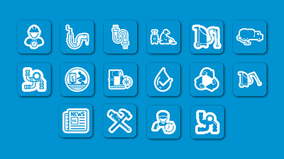 Plumbing, Drainage, Cleaning Icons cleaner icon cleaning icon drain clean icon drainage cleaner drainage icon drainage symbol icon creator icon logo design icon maker icons icons designer plumbing icon plumbing logo service icon service logo symbol design symbols symbols designer wash icon washing icon
