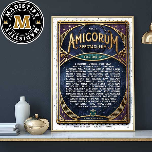 Tomorrowland Winter 2024 Amicorum Spectaculum Full Line Up Home by Madistify on Dribbble