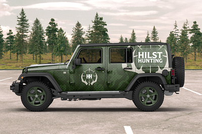 Hilst Hunting - Brand Identity apparel brand identity hunting branding illustration illustrator logo design