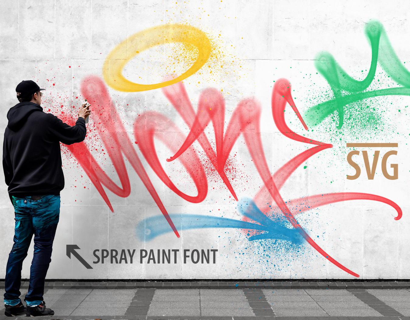 More | Graffiti Spray Paint SVG Font fat cap font fatcap font free graffiti font freefont graffiti hip hop realistic graffiti font realistic spray graffiti font spray paint font spray paint graffiti spray paint graffiti font street art typography vandal font