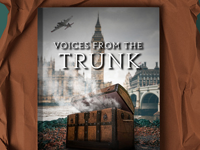 Voices From The Trunk - Biography Book Cover book cover compositing graphic designer photoshop typography