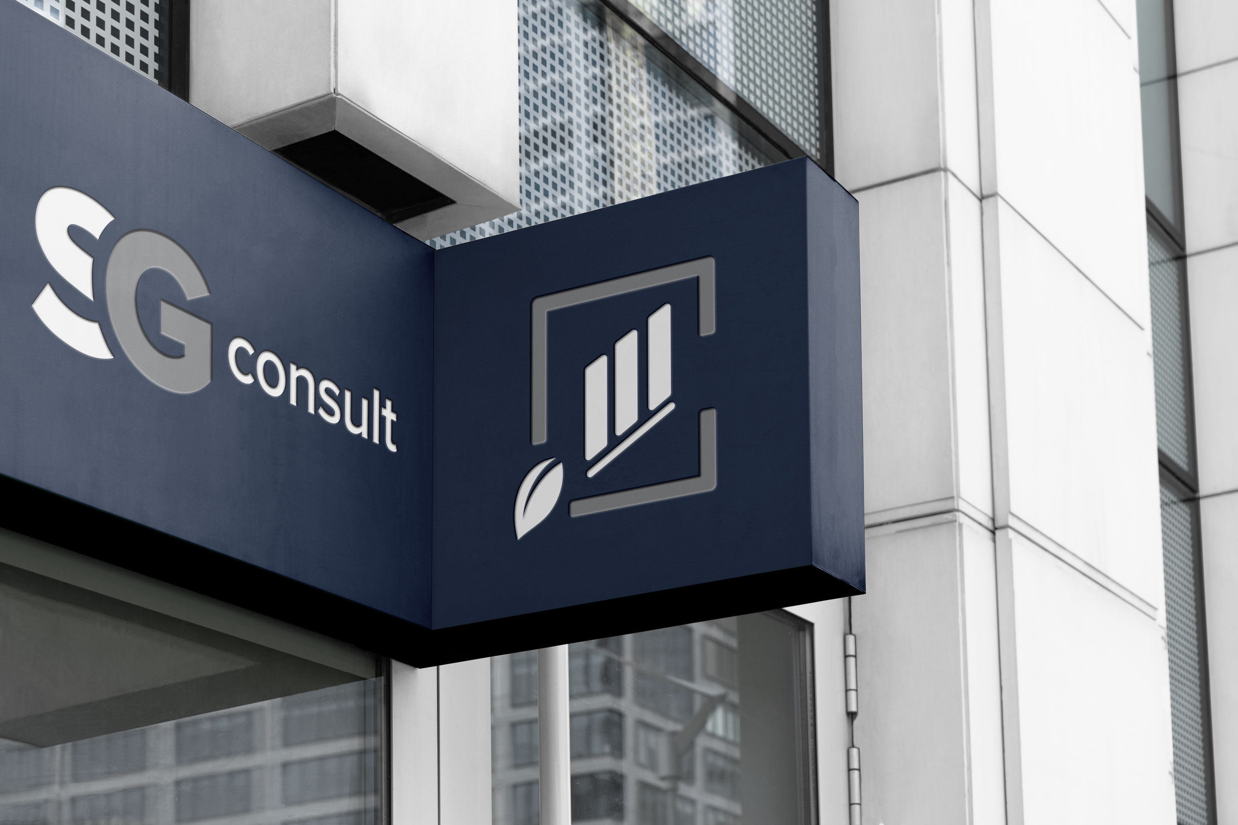 SG Consult - Brand Identity emblem icon identity illustration illustrator logo design visual branding