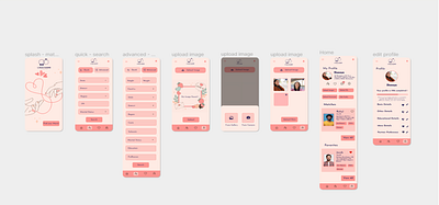 Matrimony app ui