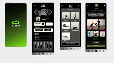 Fitness App ui