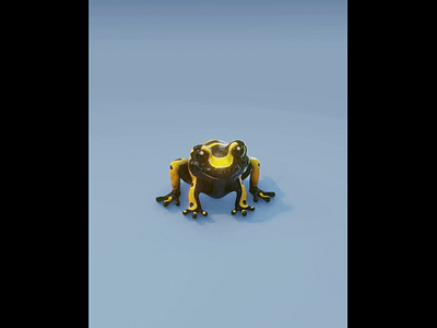 Cartoon Yellow Frog Facial Expressions & 12 Animations 3D Model 3d 3d model animated frog animated frog 3d model animation cartoon character cartoon frog cartoon frog 3d model cartoon yellow banded frog frog 3d model graphic design low poly low poly frog motion graphics stylized frog stylized frog 3d model stylized yellow banded frog yellow banded frog 3d model