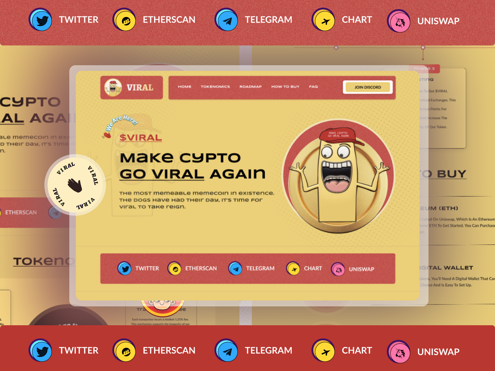 Meme coin landing page: website design by Abu Bokkor Siddik 🔥 on Dribbble