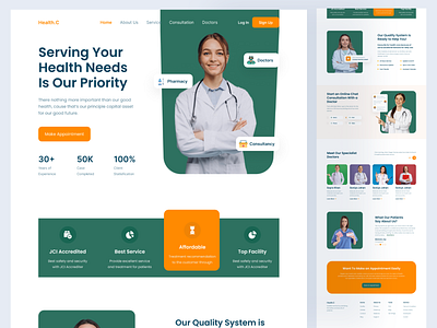 Health Care Website Design app design health health care health care app health care design health care website health care website design heath services ui ui design ux ux design website design