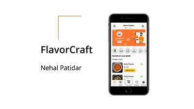 FlavorCraft : UX Case Study case study coursera food google illustration logo mockup persona prototype research ui uidesign user experience ux