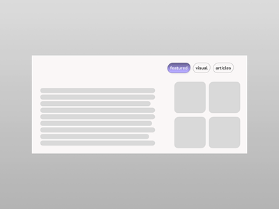 blog post load blog content interface design load state ui