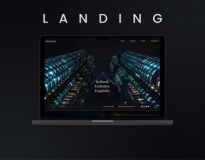 Landing Page | Luxury Real Estate Company ui