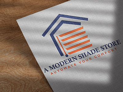 A Modern Shade Store 2d business logo design dribbble graphic design identity illustration logo logo mark minimalism minimalist modern logo portfolio visual design visual identity window window repairing window treatment