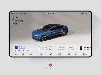HMI concept design 3d hmi ui