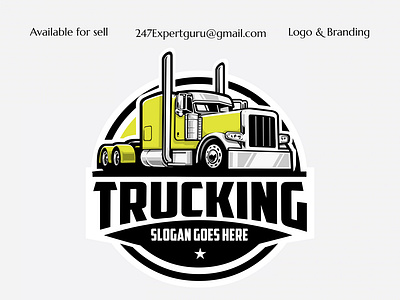 Trucking Logo Vector, Trucking Company Logo Design Premium Logo branding graphic design logo modern logo