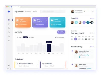 Layers - Project Management App UI UX Design 20. user centric.