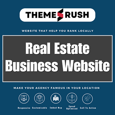 Real Estate Business WordPress Website Design Template real estate website web templates website design