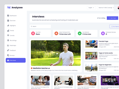 Interviews Dashboard design dashbaord finance dashboard design hr dashboard interviews interviews dashboard design saas dashbaord