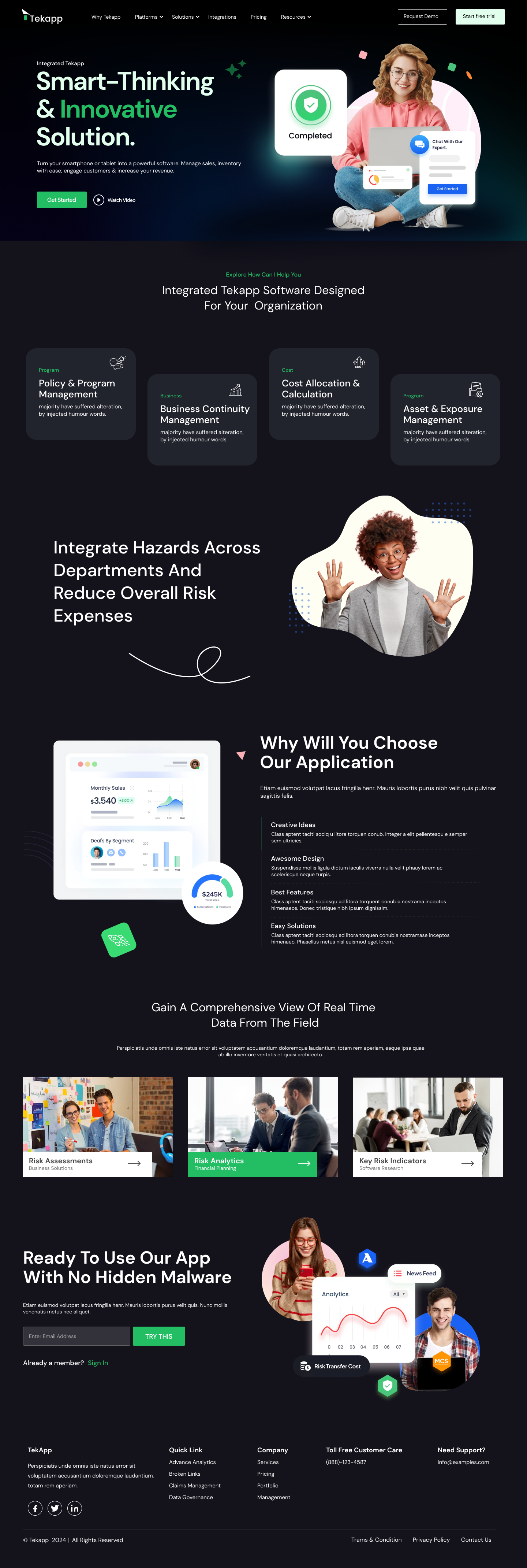 SaaS application landing page saas application template ui ui design userinterface web design