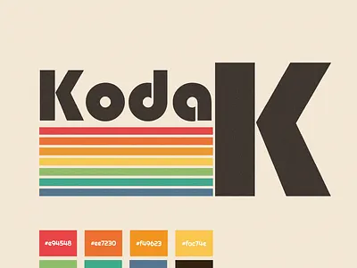 Kodak Redesign branding graphic design logo