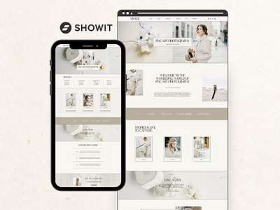 Showit Website Template Photography fine art photography modern luxe website modern website showit template showit website website for photographers wedding photographer