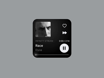 music app widget exploration.\ animation figma music musicapp player ui uiux ux widget