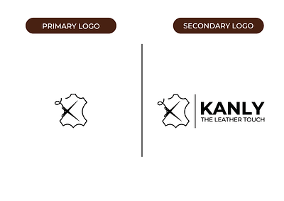 KANLY logo design adobeillustrator branding design graphic design leather logo