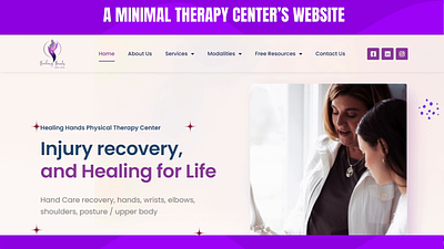 This is a Therapy center's Website. business website ecommerce website jet plugins landing page design minimal website mir masuud mirmasuud modern website ui ux ux ux design web design web development web3 website design website development wordpress design wordpress development wordpress theme wordpress website