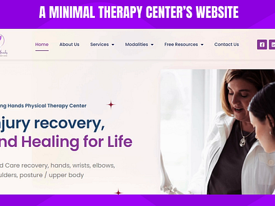 This is a Therapy center's Website. business website ecommerce website jet plugins landing page design minimal website mir masuud mirmasuud modern website ui ux ux ux design web design web development web3 website design website development wordpress design wordpress development wordpress theme wordpress website