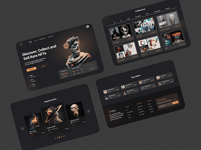 NFT Website nft ui ui design user interface design ui design